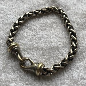 David Yurman Cable Buckle Bracelet with Gold